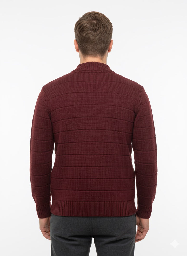 MPL Men's Plus Size Half Fisherman Sweater 881 - Lorain
