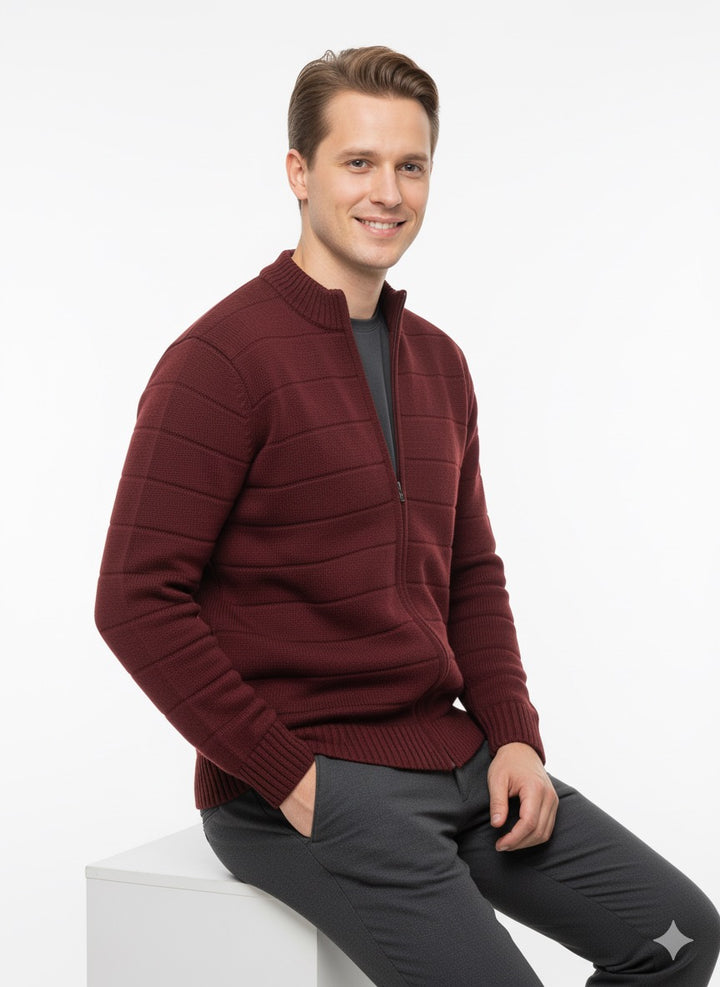 MPL Men's Plus Size Half Fisherman Sweater 881 - Lorain