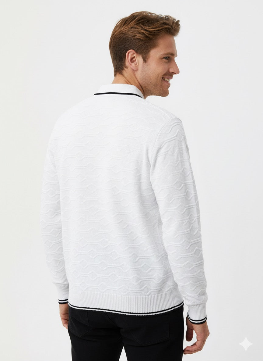 MPL Men's Polo Neck Sweater 700 - Murrieta