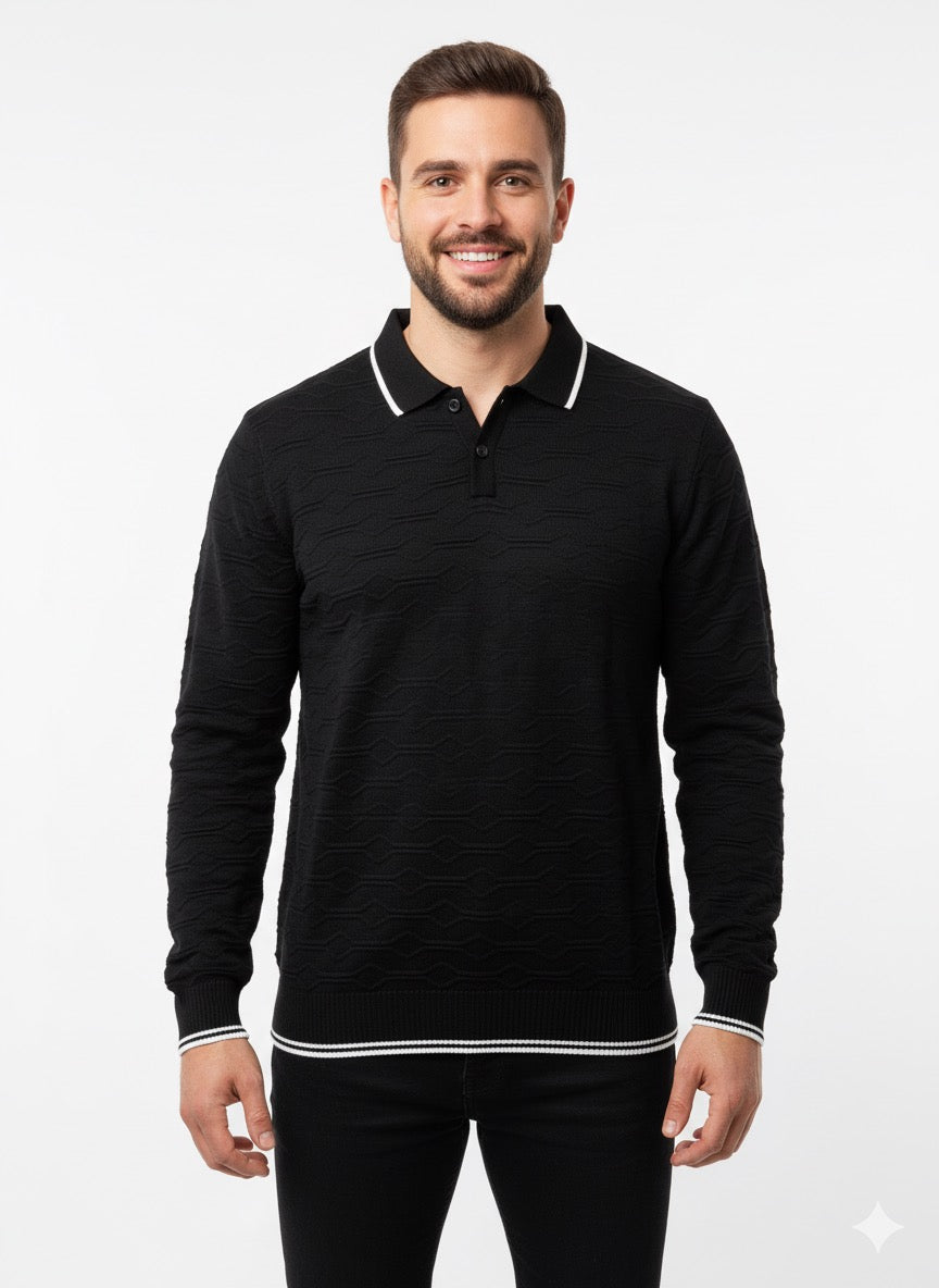 MPL Men's Polo Neck Sweater 700 - Caerdydd
