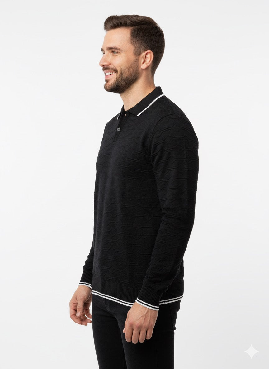 MPL Men's Polo Neck Sweater 700 - Caerdydd