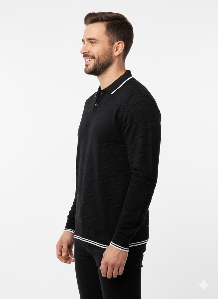 MPL Men's Polo Neck Sweater 700 - Caerdydd