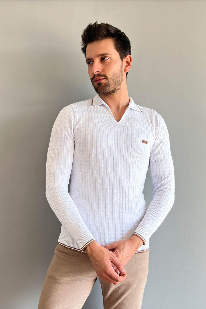 MPL Men's Polo Neck Sweater 701 - Mykolaiv