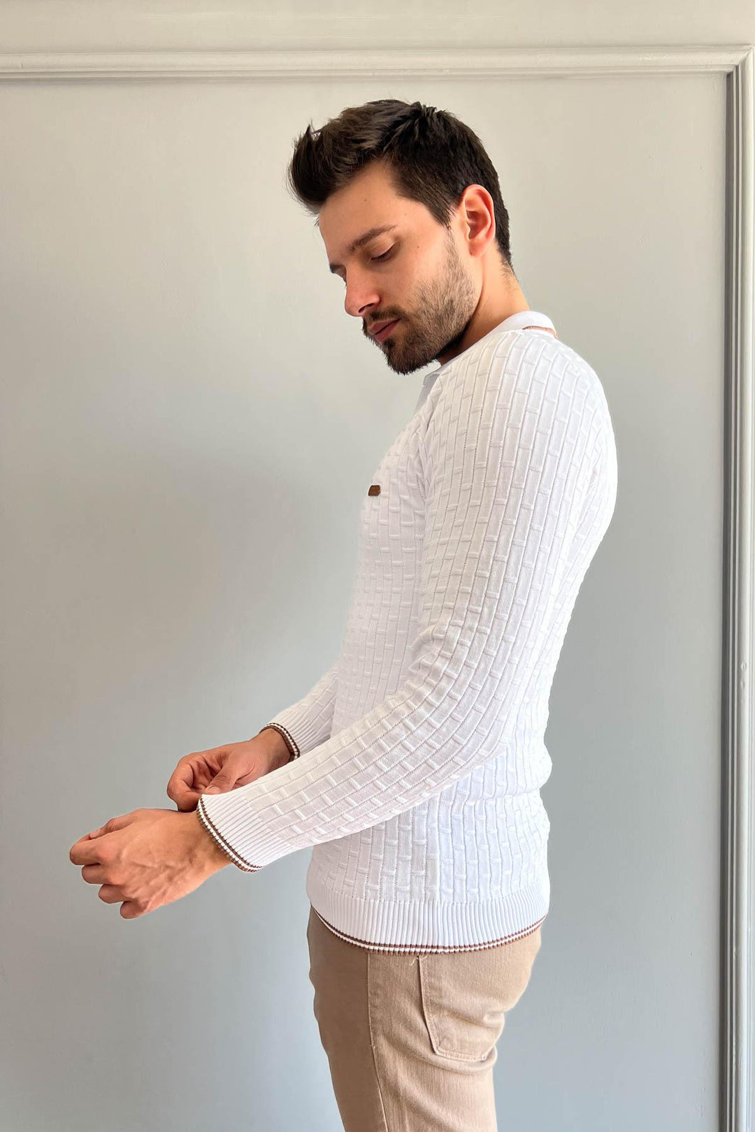 MPL Men's Polo Neck Sweater 701 - Mykolaiv