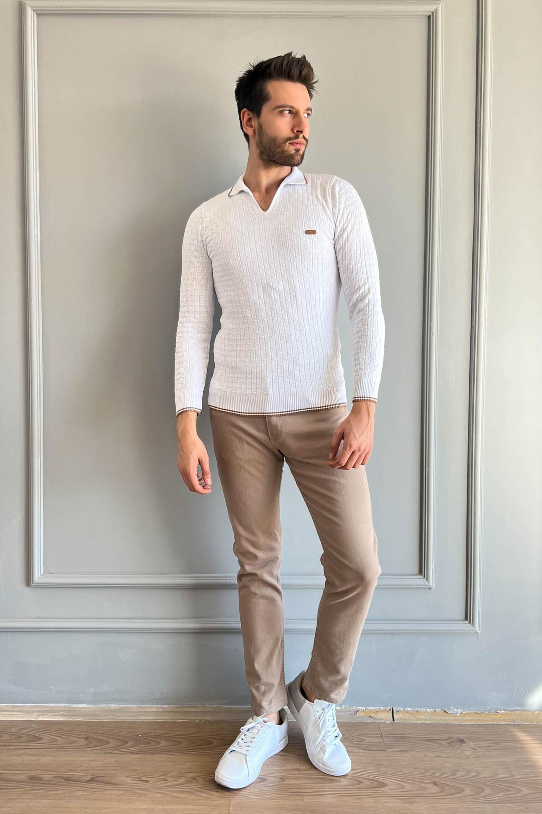 MPL Men's Polo Neck Sweater 701 - Mykolaiv