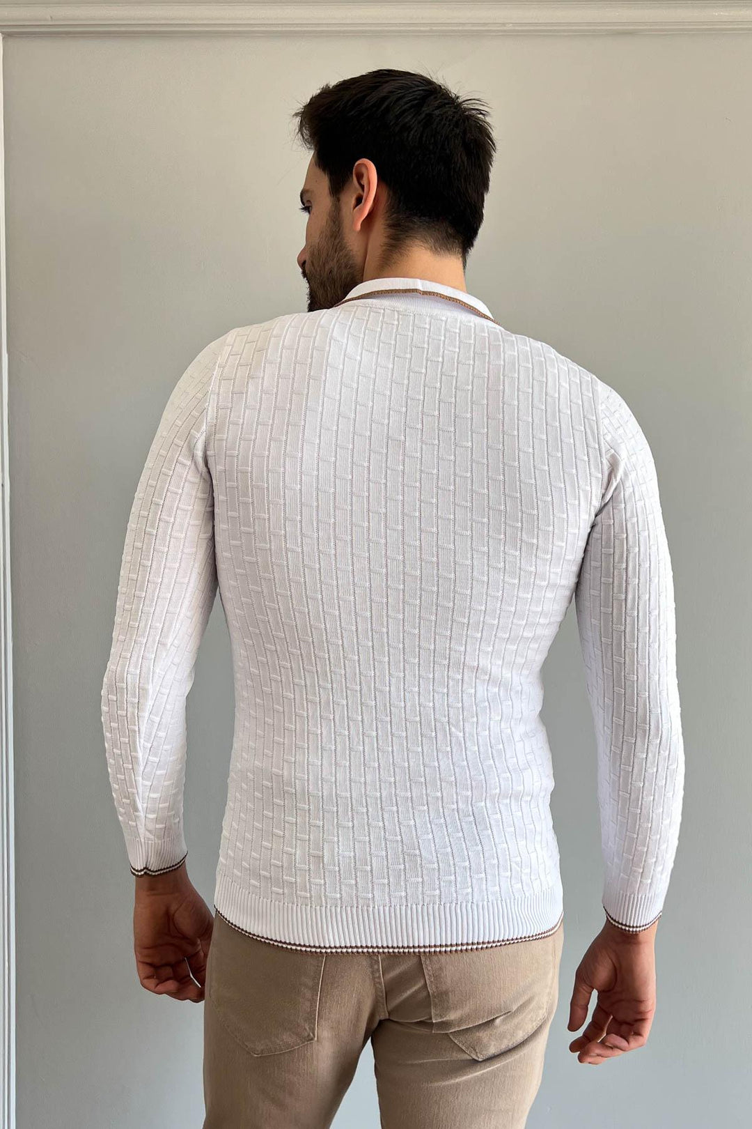 MPL Men's Polo Neck Sweater 701 - Mykolaiv