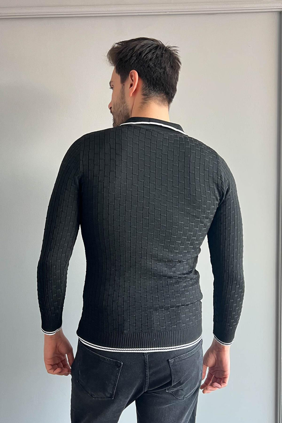 MPL Men's Polo Neck Sweater 701 - Rocklin