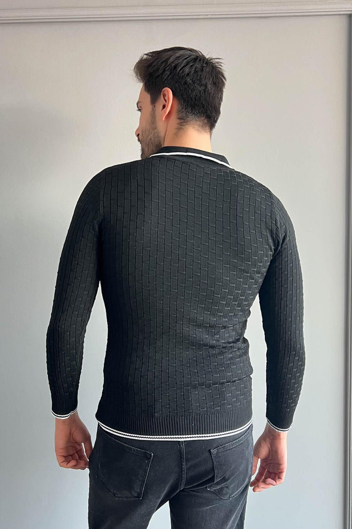MPL Men's Polo Neck Sweater 701 - Rocklin