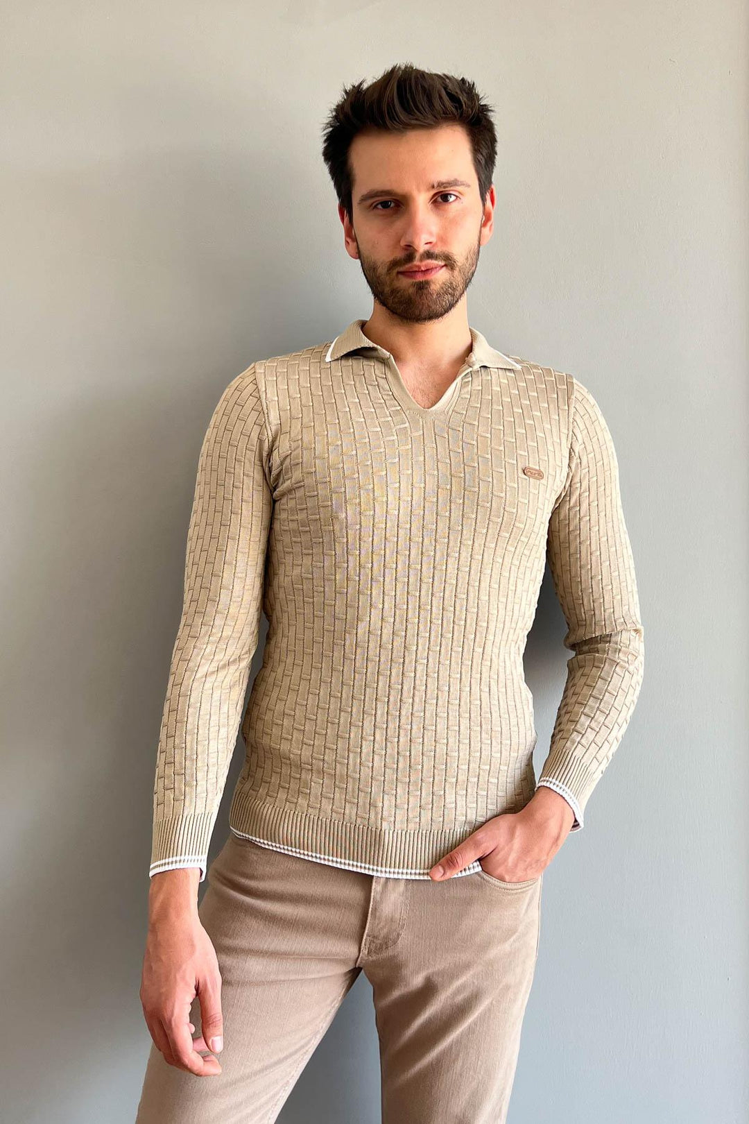 MPL Men's Polo Neck Sweater 701 - Tampa