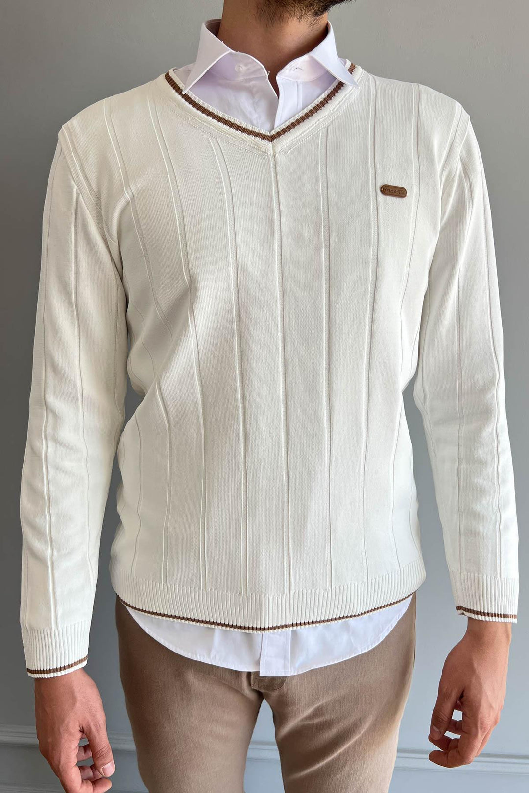 MPL Men's V-Neck Sweater 706 - Tilburg