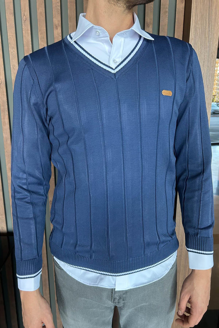 MPL Men's V-Neck Sweater 706 - Eastpointe