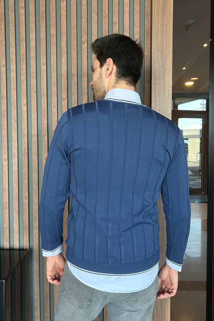 MPL Men's V-Neck Sweater 706 - Eastpointe