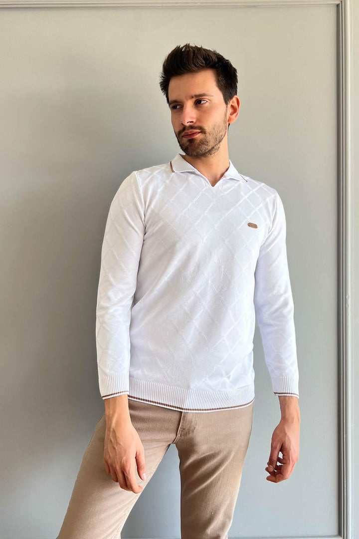 MPL Men's Polo Neck Sweater 709 - Carson