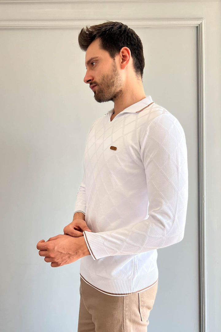 MPL Men's Polo Neck Sweater 709 - Carson