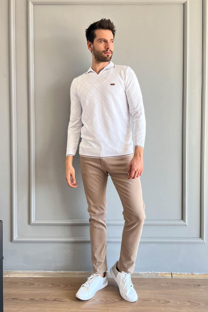 MPL Men's Polo Neck Sweater 709 - Carson