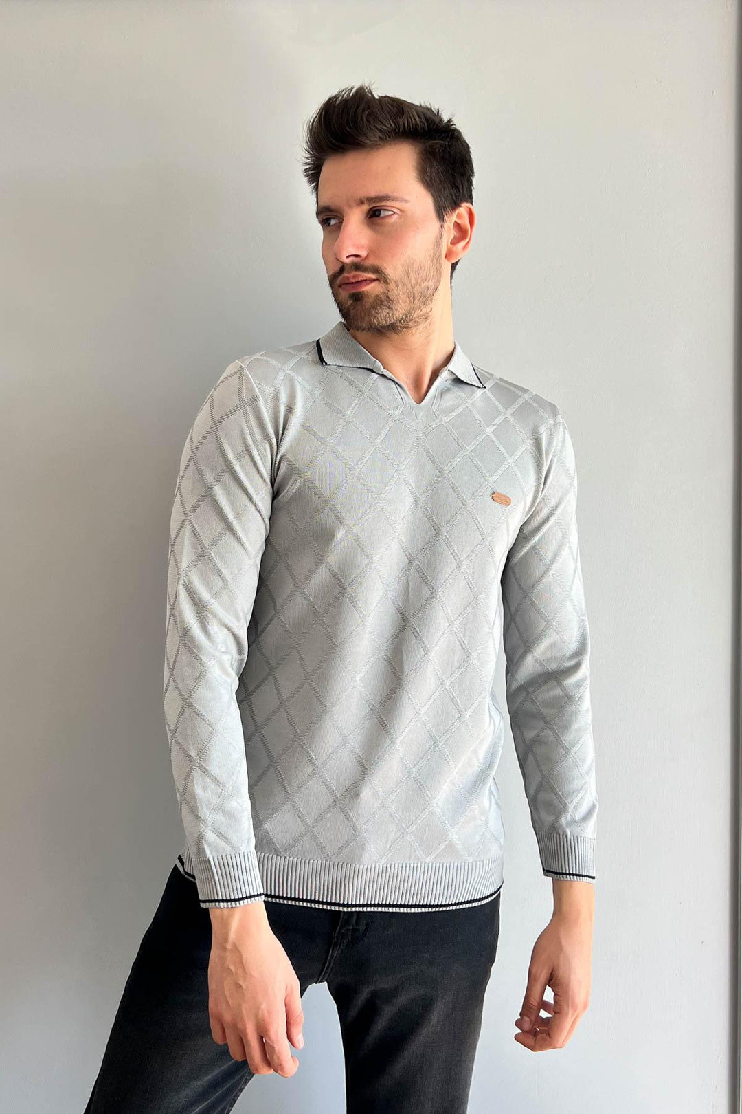 MPL Men's Polo Neck Sweater 709 - Beringen