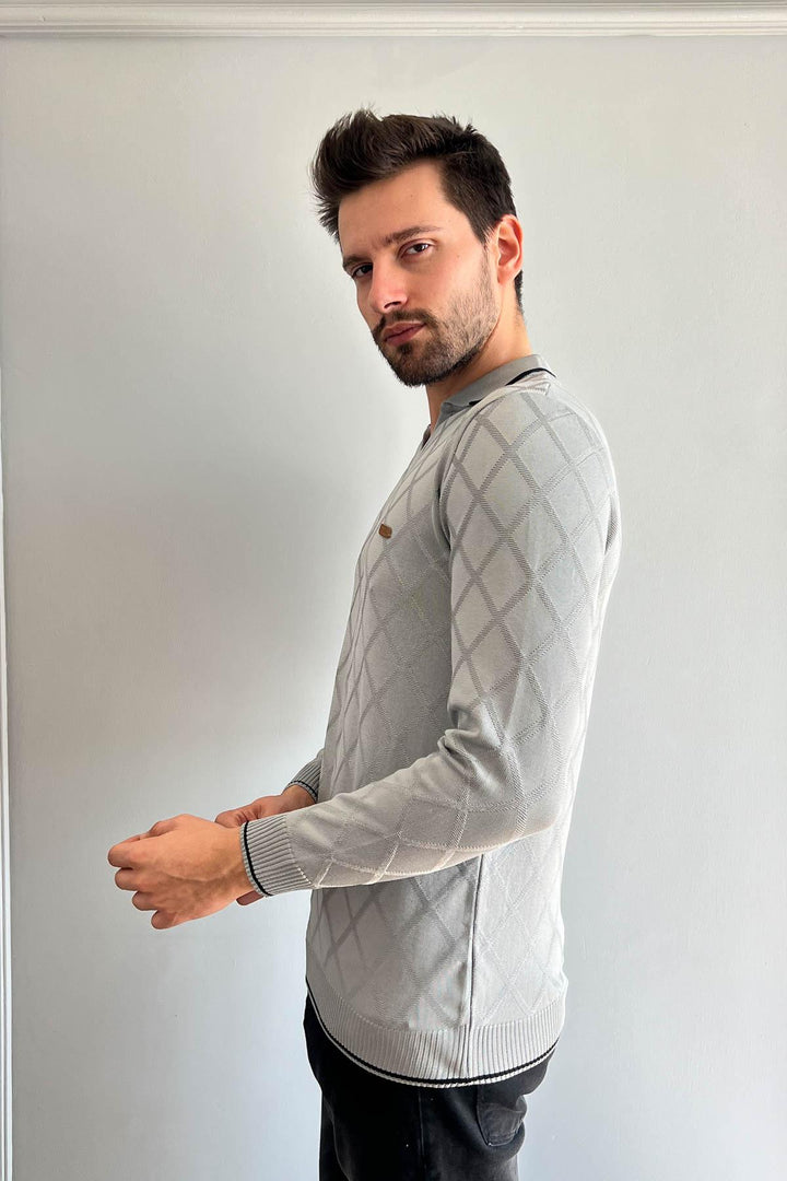 MPL Men's Polo Neck Sweater 709 - Beringen