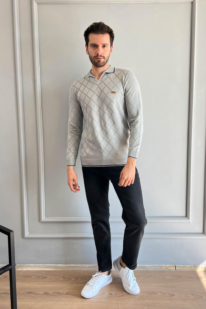 MPL Men's Polo Neck Sweater 709 - Beringen