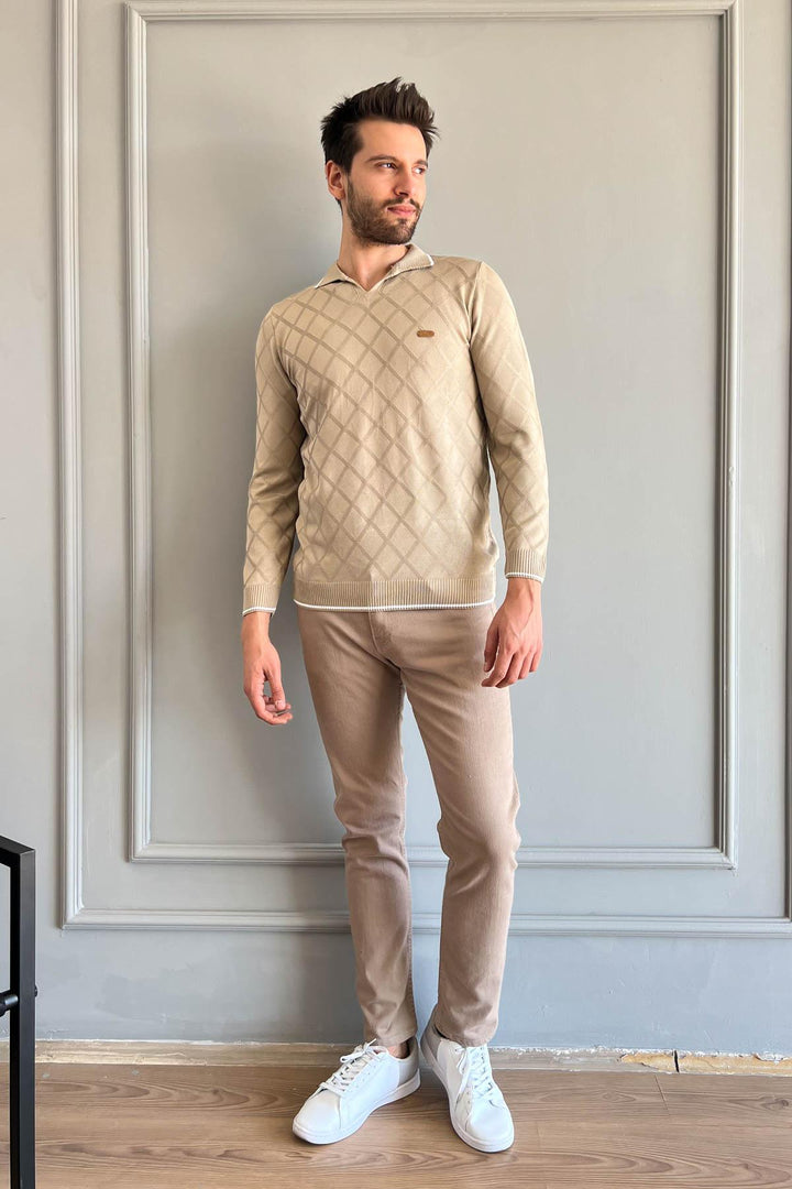 MPL Men's Polo Neck Sweater 709 - Toms River