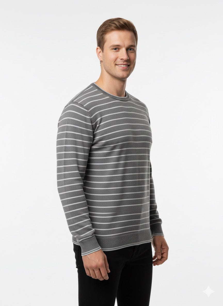 MPL Men's Striped Turtleneck Sweater 711 - Tiraspol