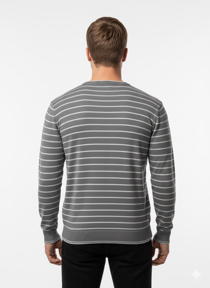 MPL Men's Striped Turtleneck Sweater 711 - Tiraspol