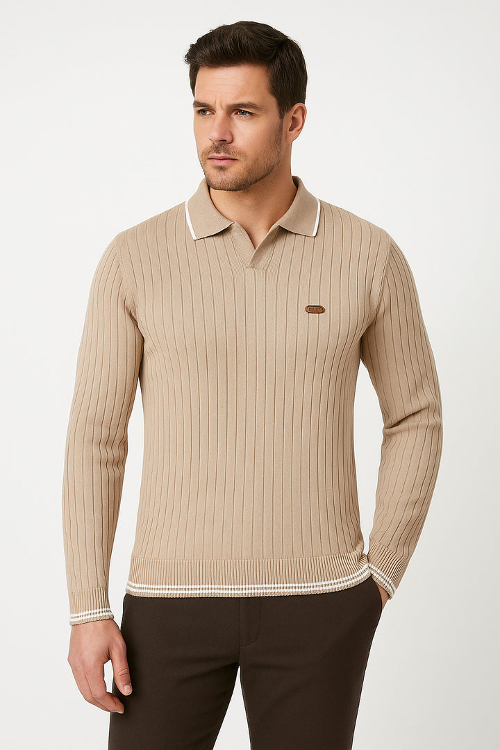 MPL Men's V-Neck Sweater 235 - Euclid