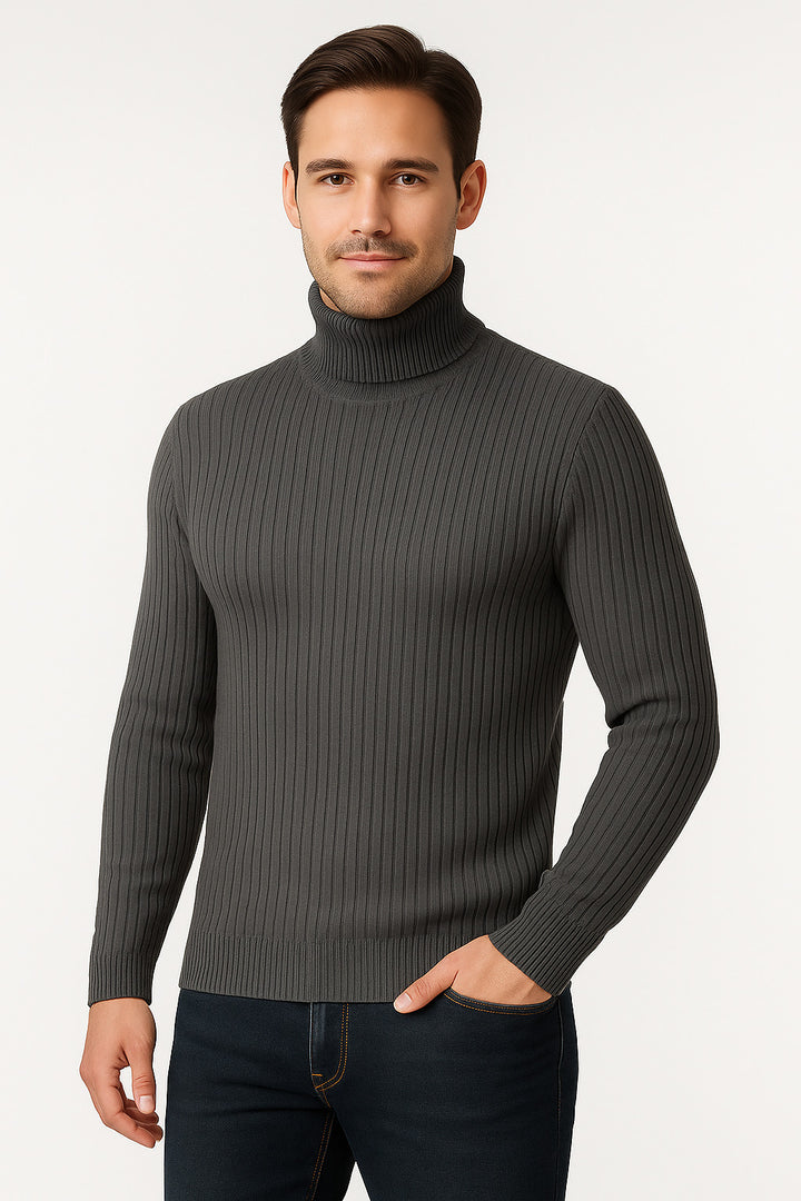 MPL Men's Fisherman Turtleneck Sweater 720 - Sun City