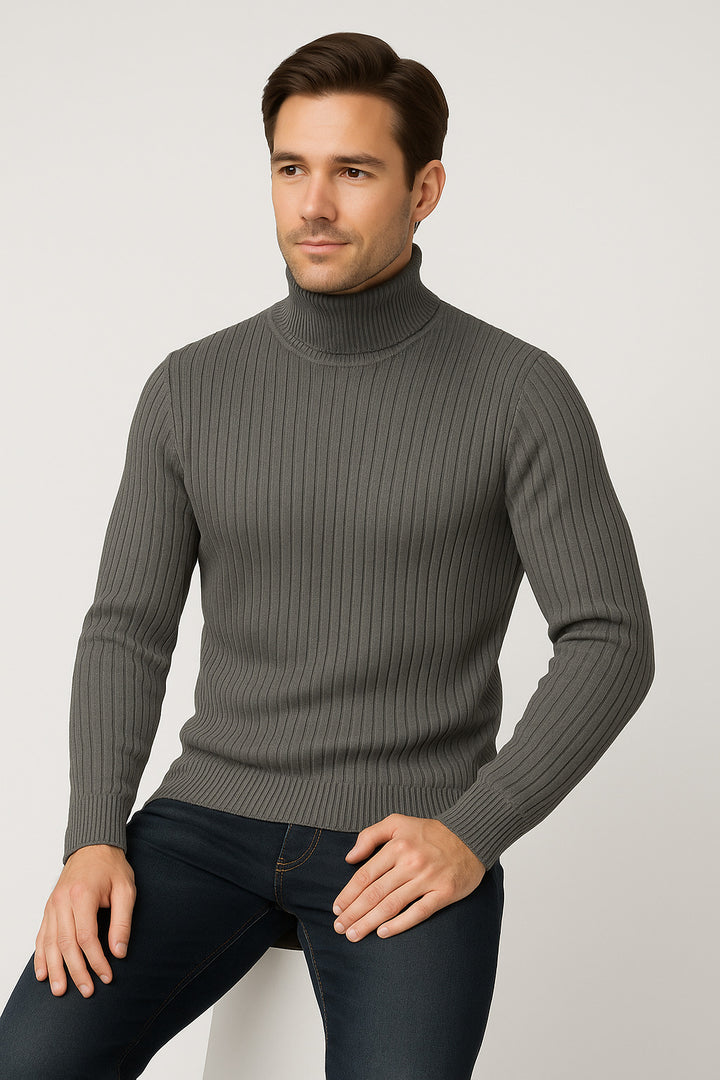 MPL Men's Fisherman Turtleneck Sweater 720 - Sun City