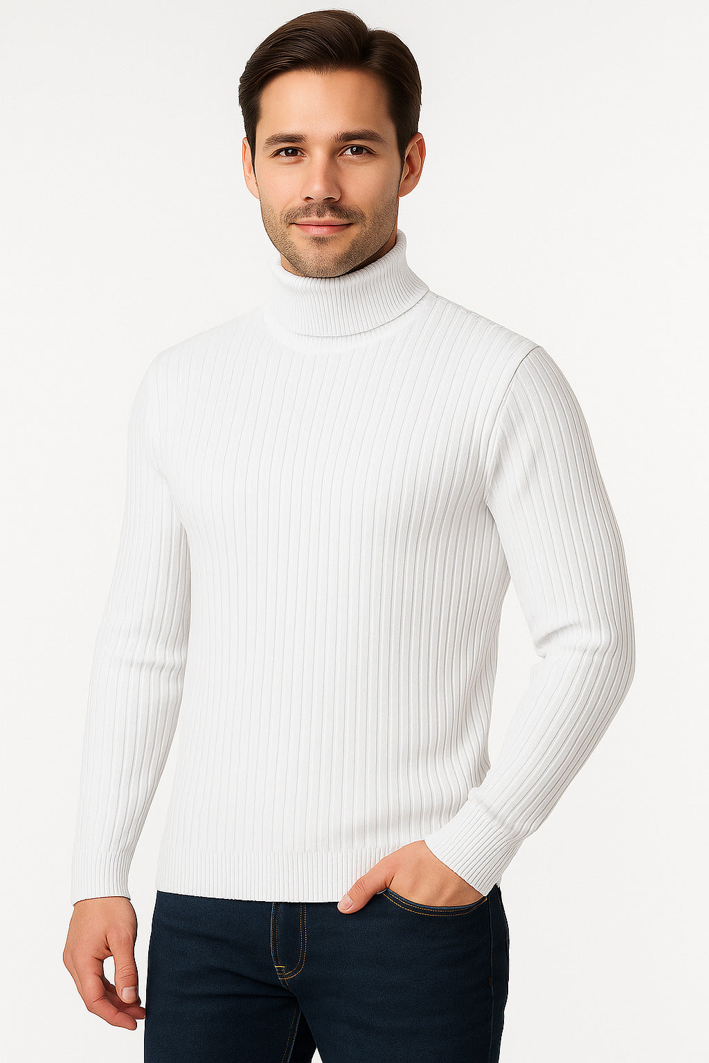 MPL Men's Fisherman Turtleneck Sweater 720 - Passau