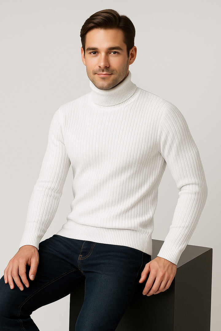 MPL Men's Fisherman Turtleneck Sweater 720 - Passau
