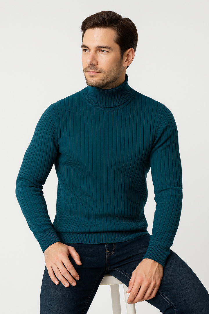 MPL Men's Fisherman Turtleneck Sweater 720 - Limerick