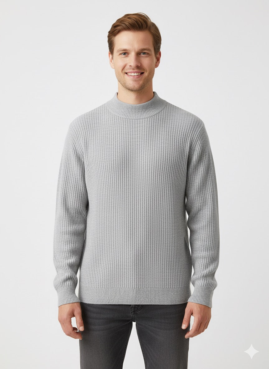 MPL Men's Plus Size Half Fisherman Sweater 881 - Leighton Buzzard
