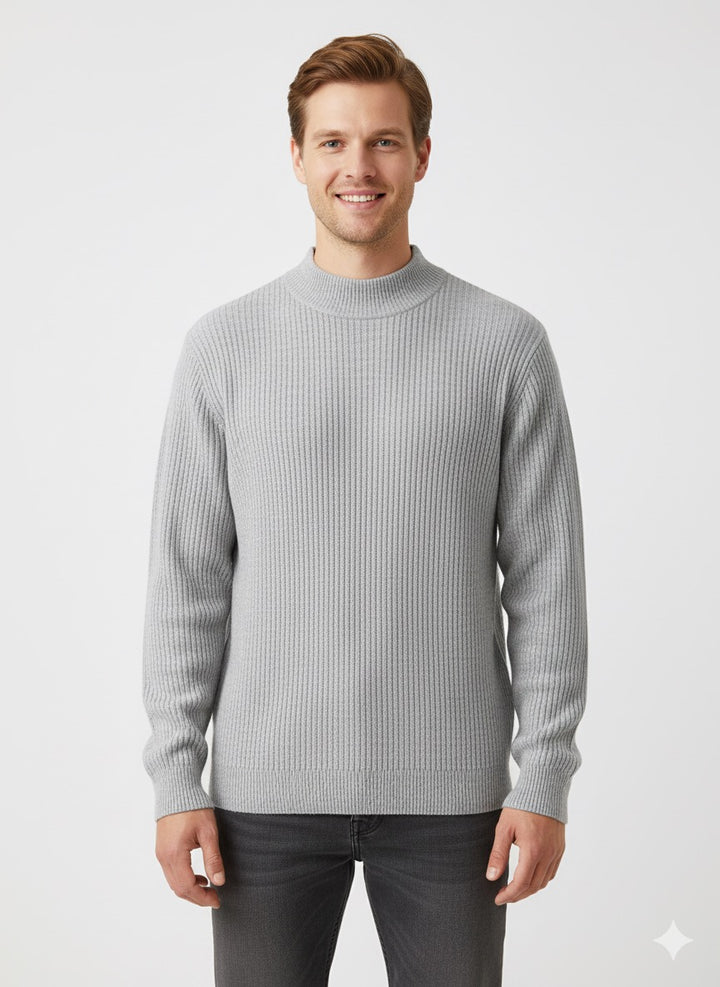 MPL Men's Plus Size Half Fisherman Sweater 881 - Leighton Buzzard