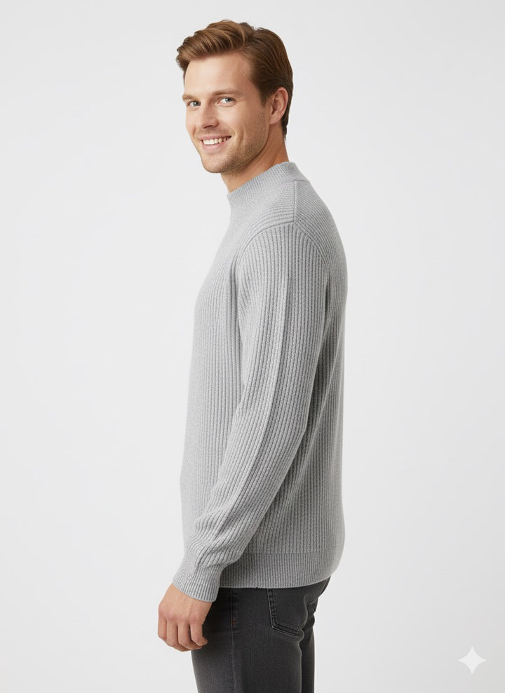 MPL Men's Plus Size Half Fisherman Sweater 881 - Leighton Buzzard