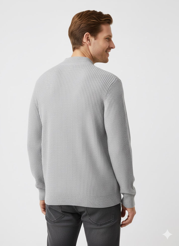 MPL Men's Plus Size Half Fisherman Sweater 881 - Leighton Buzzard