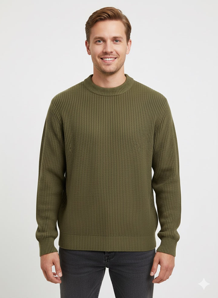MPL Men's Plus Size Half Fisherman Sweater 881 - Castres