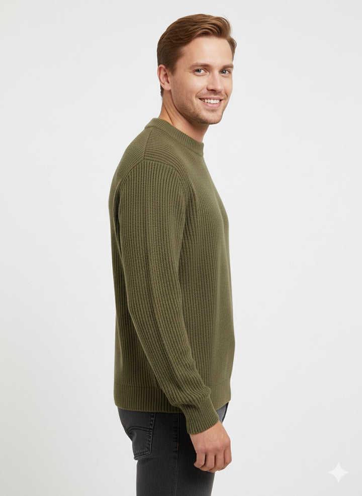 MPL Men's Plus Size Half Fisherman Sweater 881 - Castres