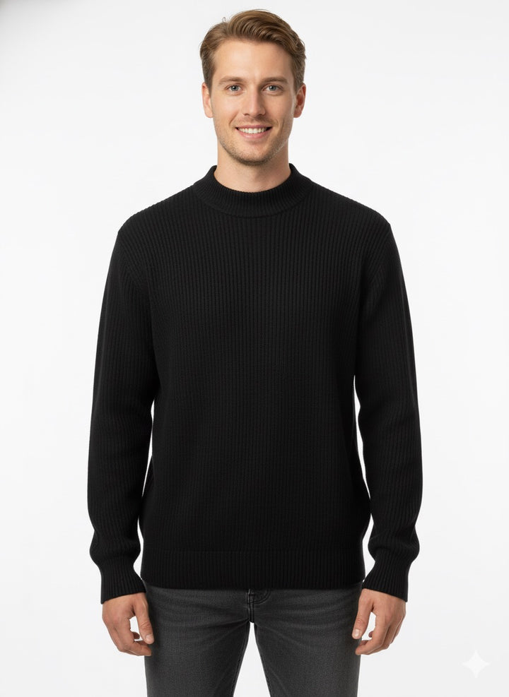 MPL Men's Plus Size Half Fisherman Sweater 881 - Galveston