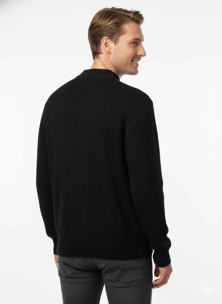MPL Men's Plus Size Half Fisherman Sweater 881 - Galveston