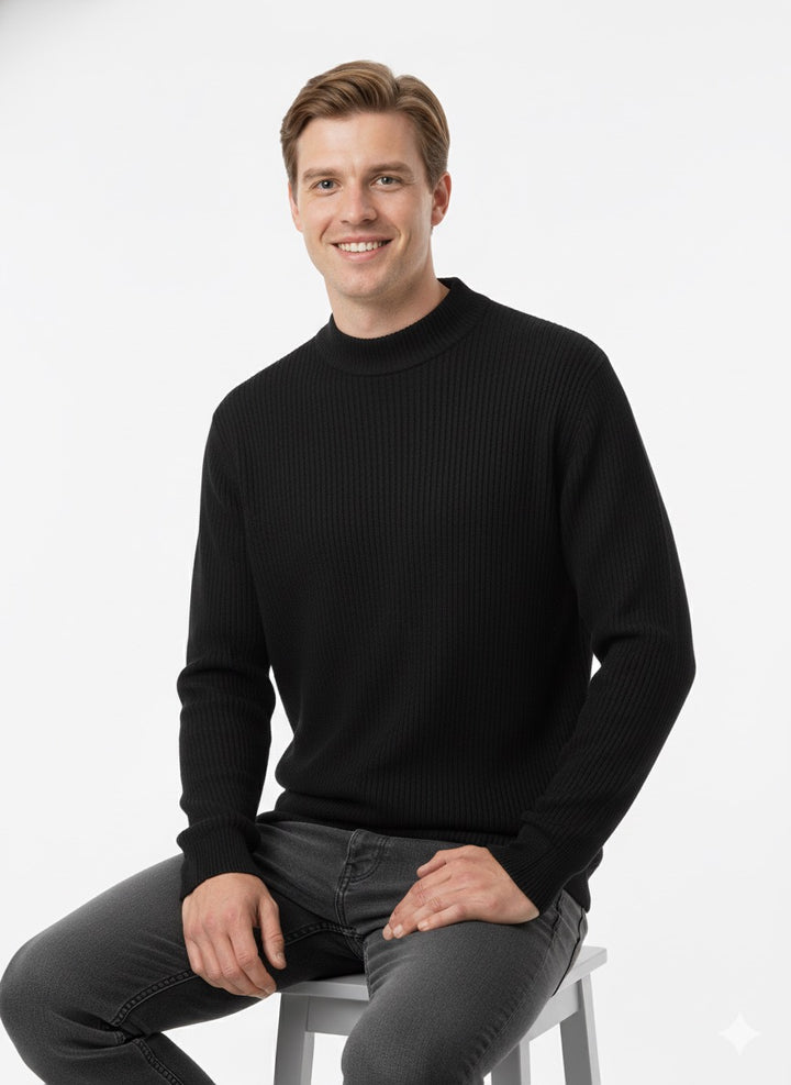 MPL Men's Plus Size Half Fisherman Sweater 881 - Galveston