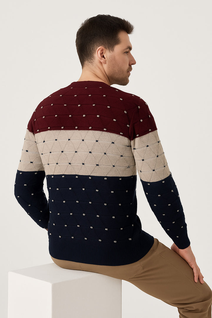 MPL Men's V-Neck Sweater 235 - Calimera