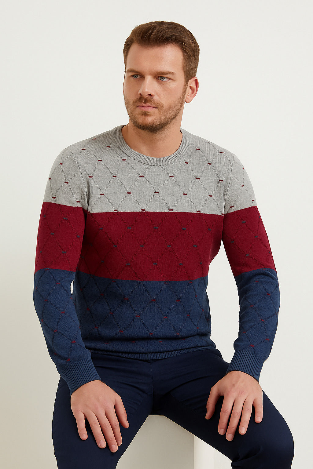 MPL Men's V-Neck Sweater 235 - Lubbock