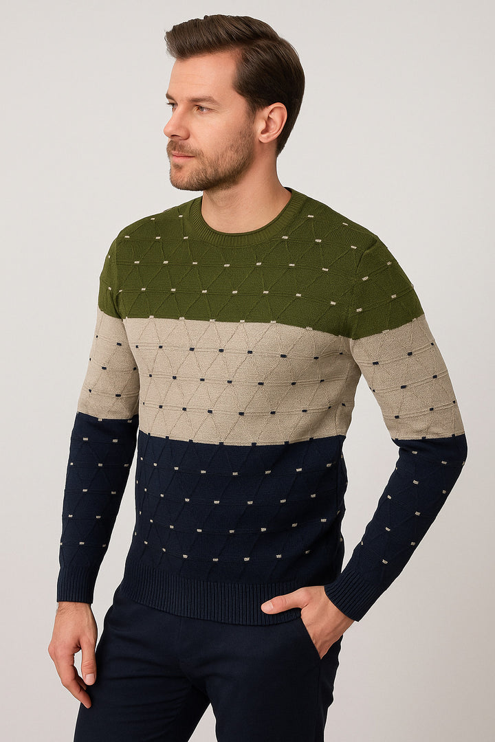 MPL Men's V-Neck Sweater 235 - Caerphilly