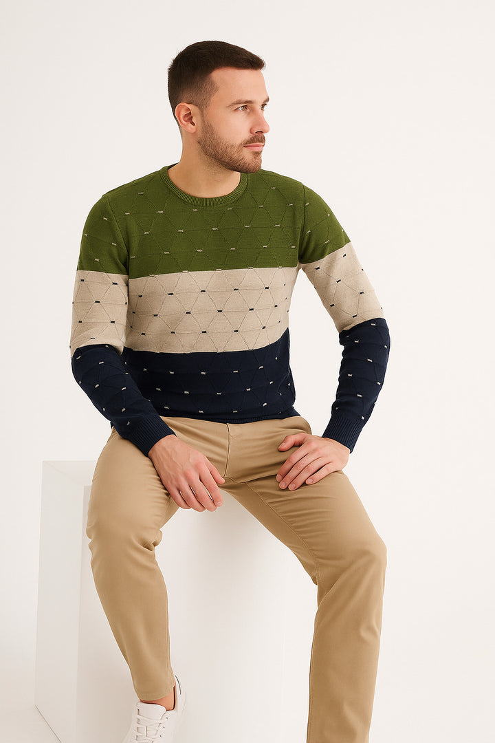MPL Men's V-Neck Sweater 235 - Caerphilly
