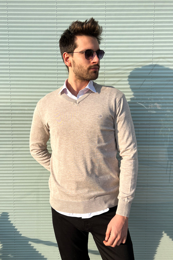 MPL Men's V-Neck Sweater 2061 - Franconville