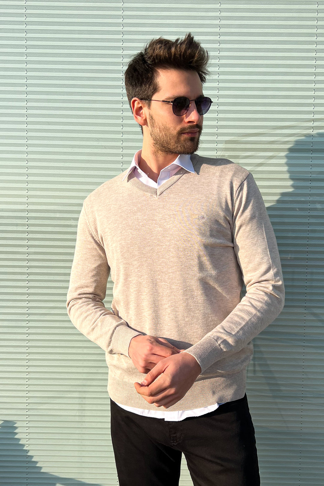 MPL Men's V-Neck Sweater 2061 - Franconville