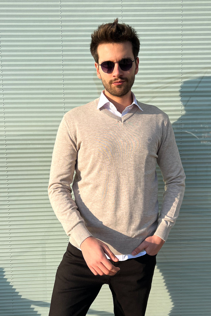MPL Men's V-Neck Sweater 2061 - Franconville
