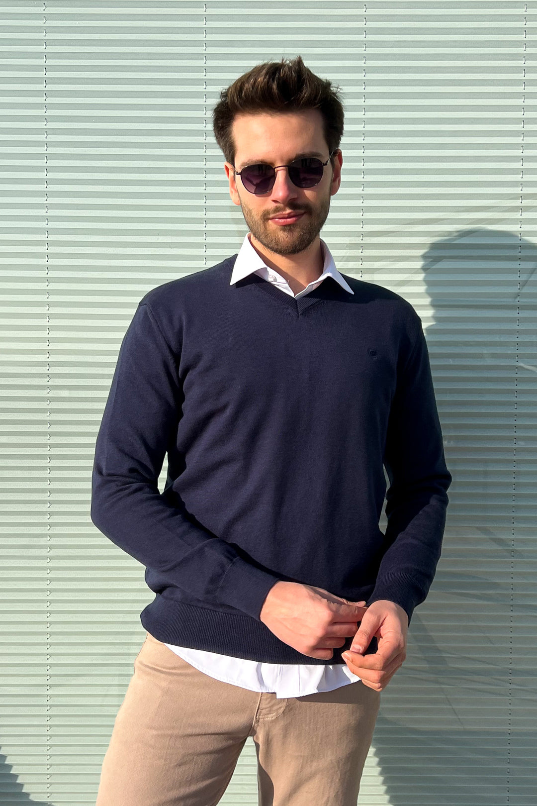 MPL Men's V-Neck Sweater 2061 - Albi