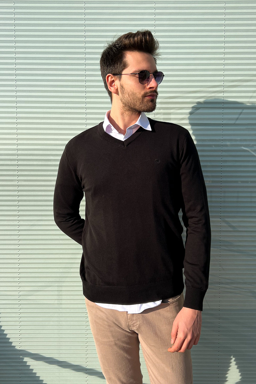 MPL Men's V-Neck Sweater 2061 - Segrate