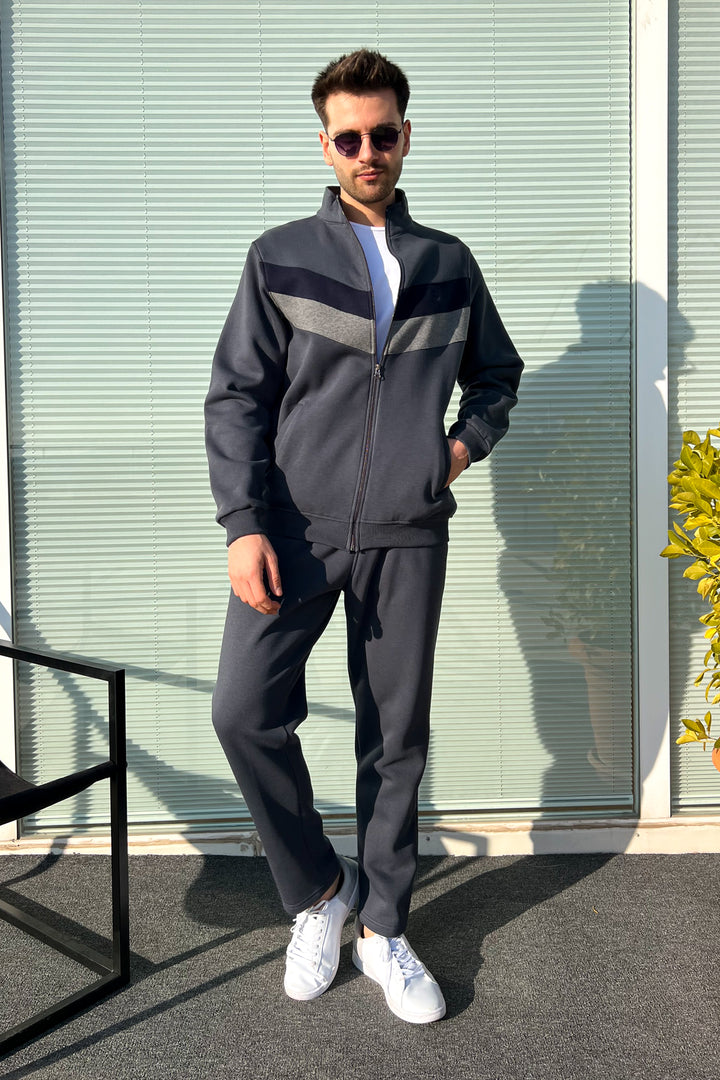 MPL Men's 3-Thread Zippered Tracksuit 3072 - Molina de Segura